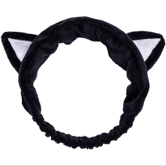 🌺 I Dew Care Black Cat Super Soft Headband NIB - Picture 1 of 5